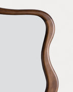 Vahid pine wood wall mirror 80x50 cm