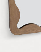 Rectangular wall mirror 106x76 cm in Arali wood