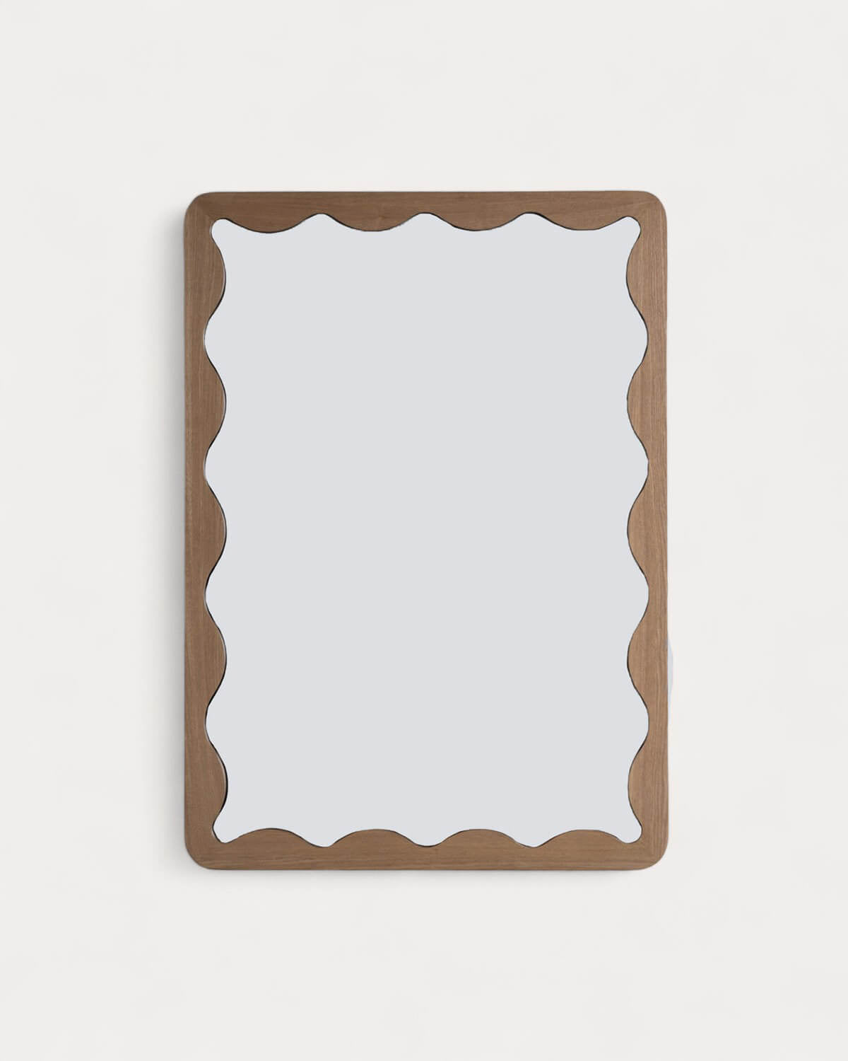 Rectangular wall mirror 106x76 cm in Arali wood