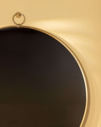 Dario round metal wall mirror Ø120 cm
