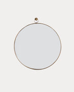 Dario round metal wall mirror Ø120 cm