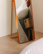 Jumna rectangular metal standing mirror 170x36 cm