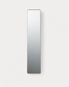 Jumna rectangular metal standing mirror 170x36 cm