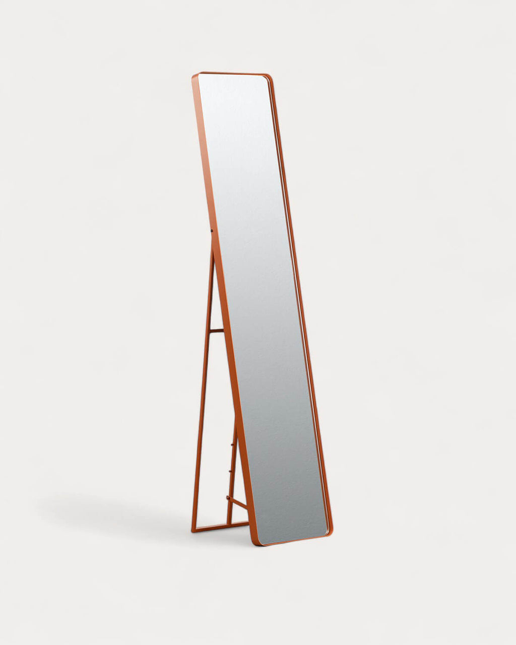 Jumna rectangular metal standing mirror 170x36 cm