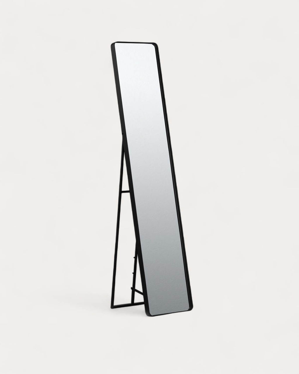 Jumna rectangular metal standing mirror 170x36 cm