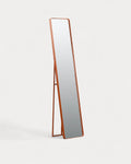 Jumna rectangular metal standing mirror 170x36 cm