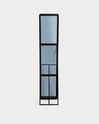 Jumna rectangular metal standing mirror 170x36 cm