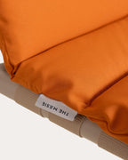 Pack 2 outdoor chairs with aluminum armrests and Vinke fabric