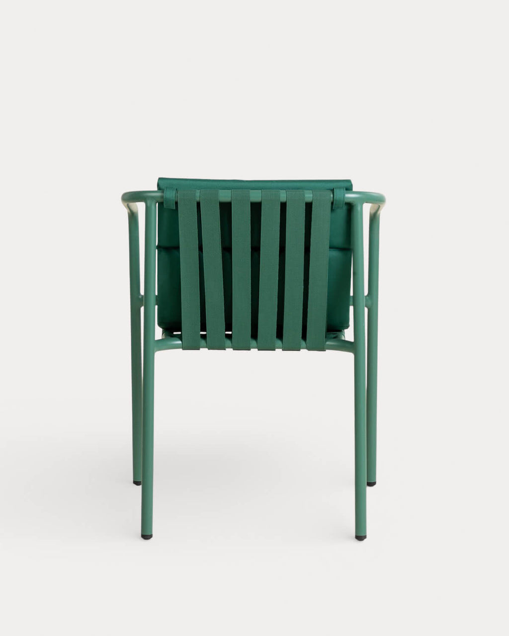 Pack 2 outdoor chairs with aluminum armrests and Vinke fabric