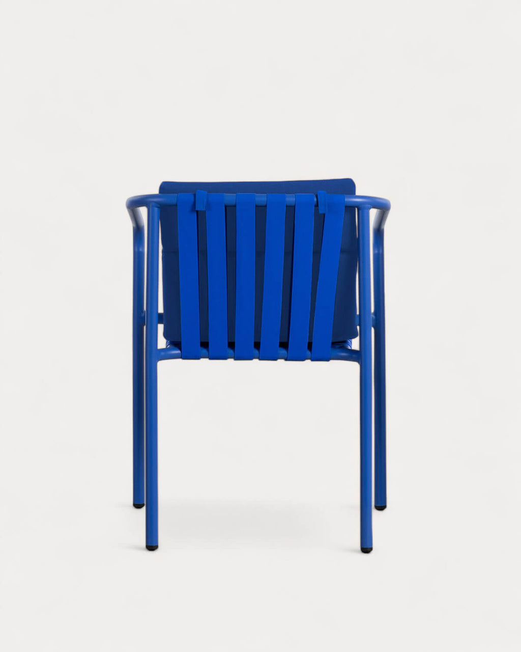 Pack 2 outdoor chairs with aluminum armrests and Vinke fabric