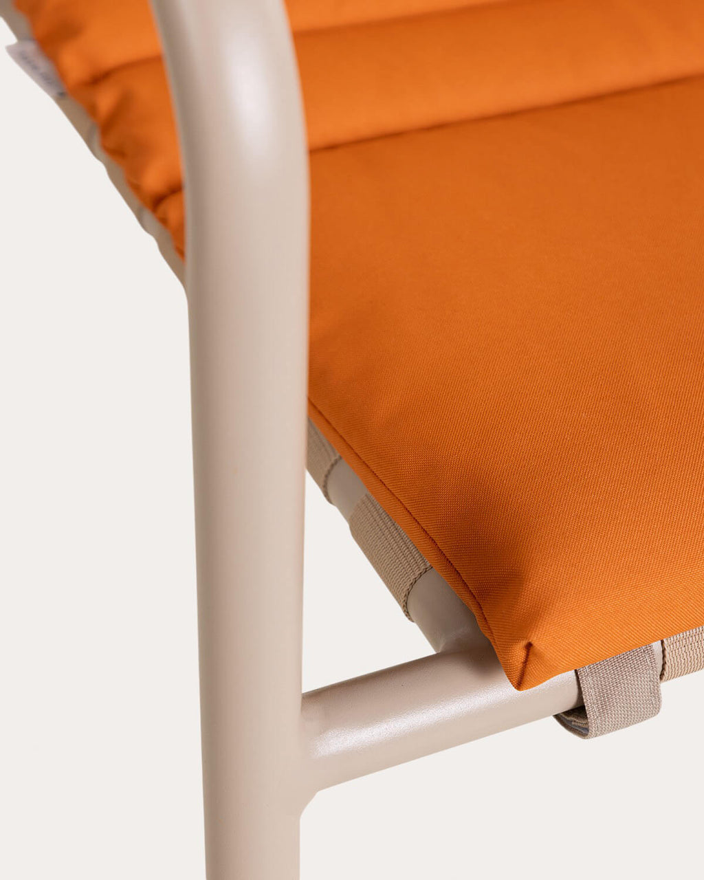 Pack 2 outdoor chairs with aluminum armrests and Vinke fabric