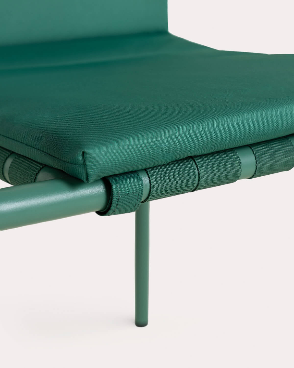 Pack 2 outdoor chairs with aluminum armrests and Vinke fabric