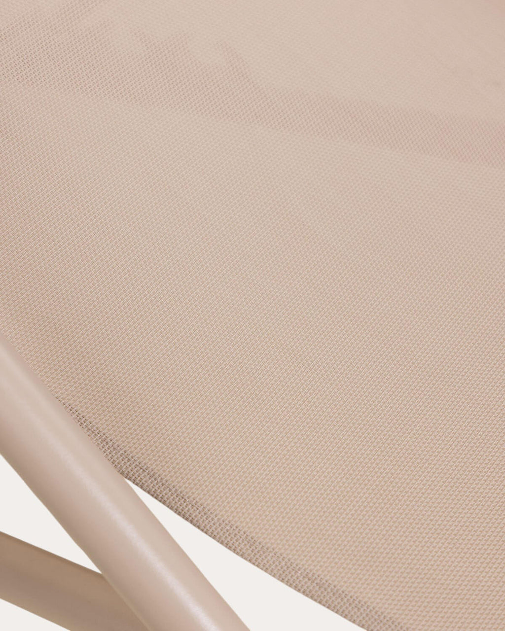 Pack 2 reclining deck chairs in metal and Ohiane fabric