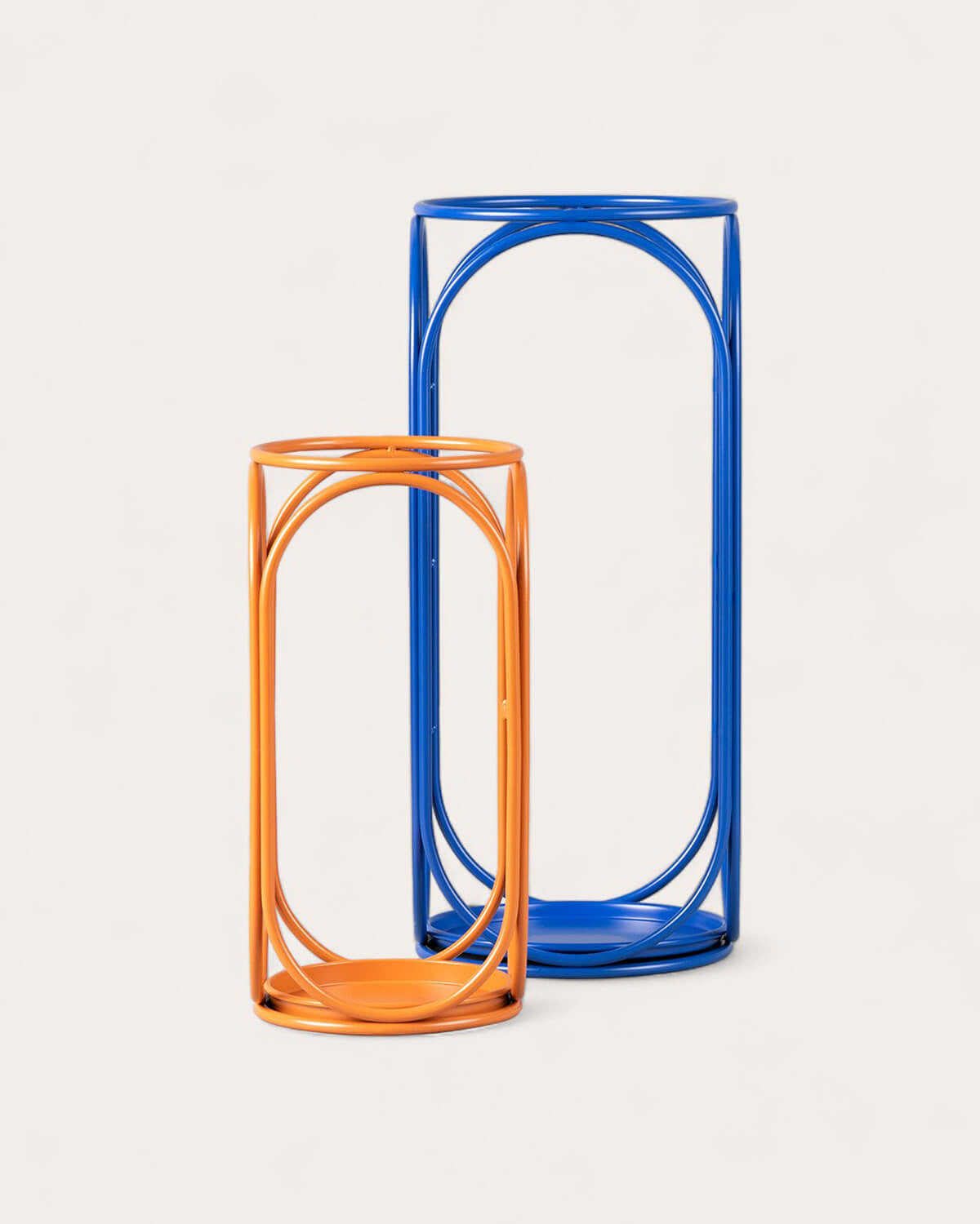Set of 2 Hans Metal Plant Stands