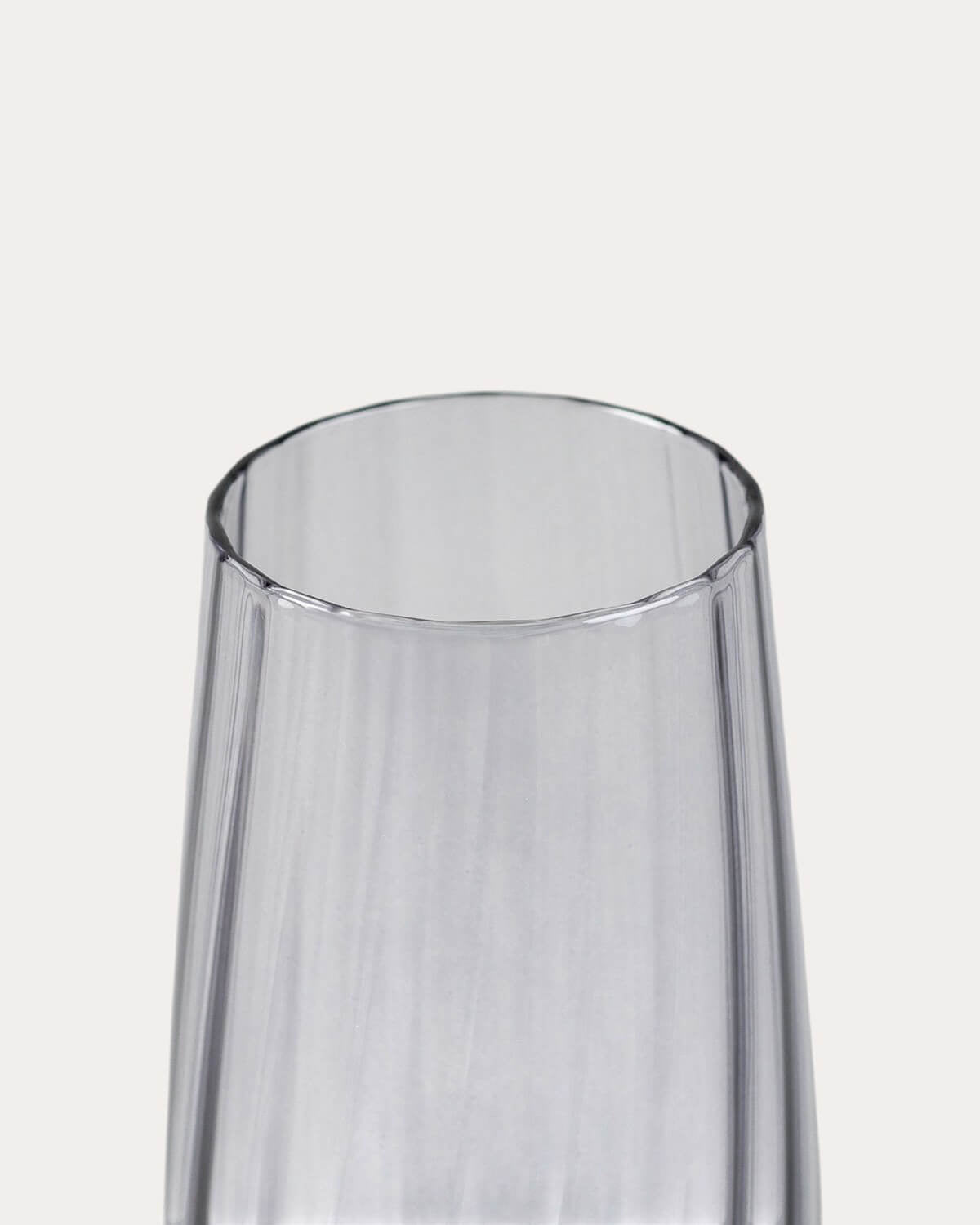 Set of 4 Miah Glass Champagne Flutes