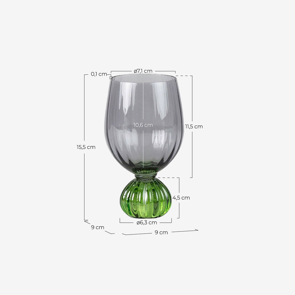 Set of 4 Miah glass stemware