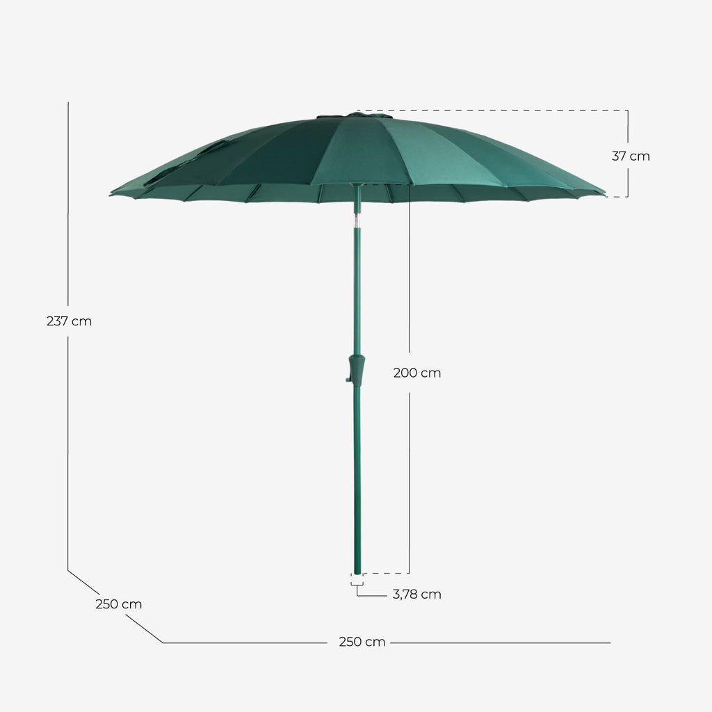Garden and terrace parasol Ø250 cm Somer