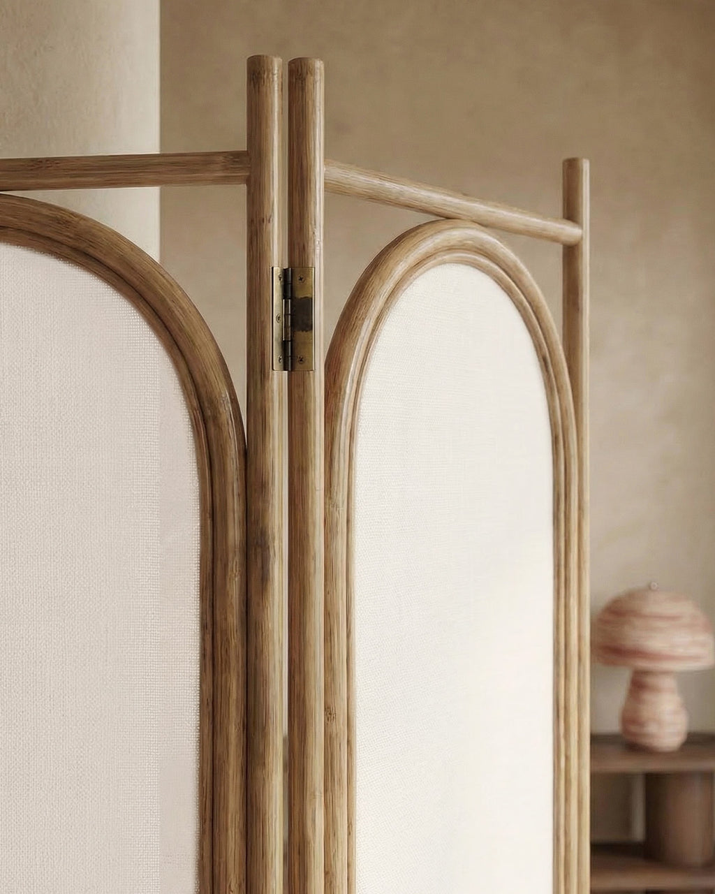 Narella natural rattan screen 195x145 cm