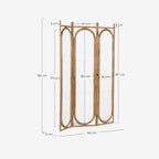 Narella natural rattan screen 195x145 cm