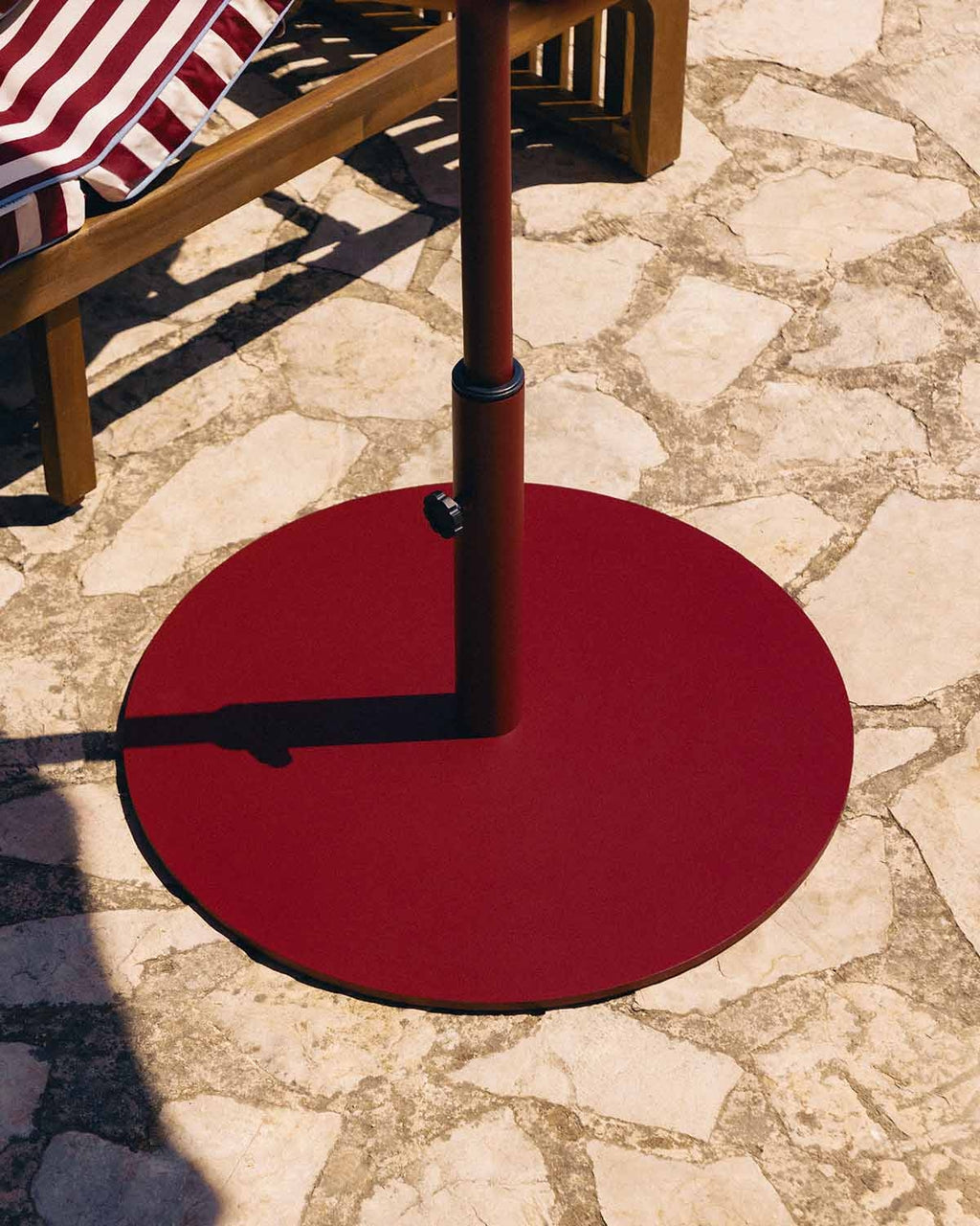 Round parasol base Ø62 cm in metal Ketyer