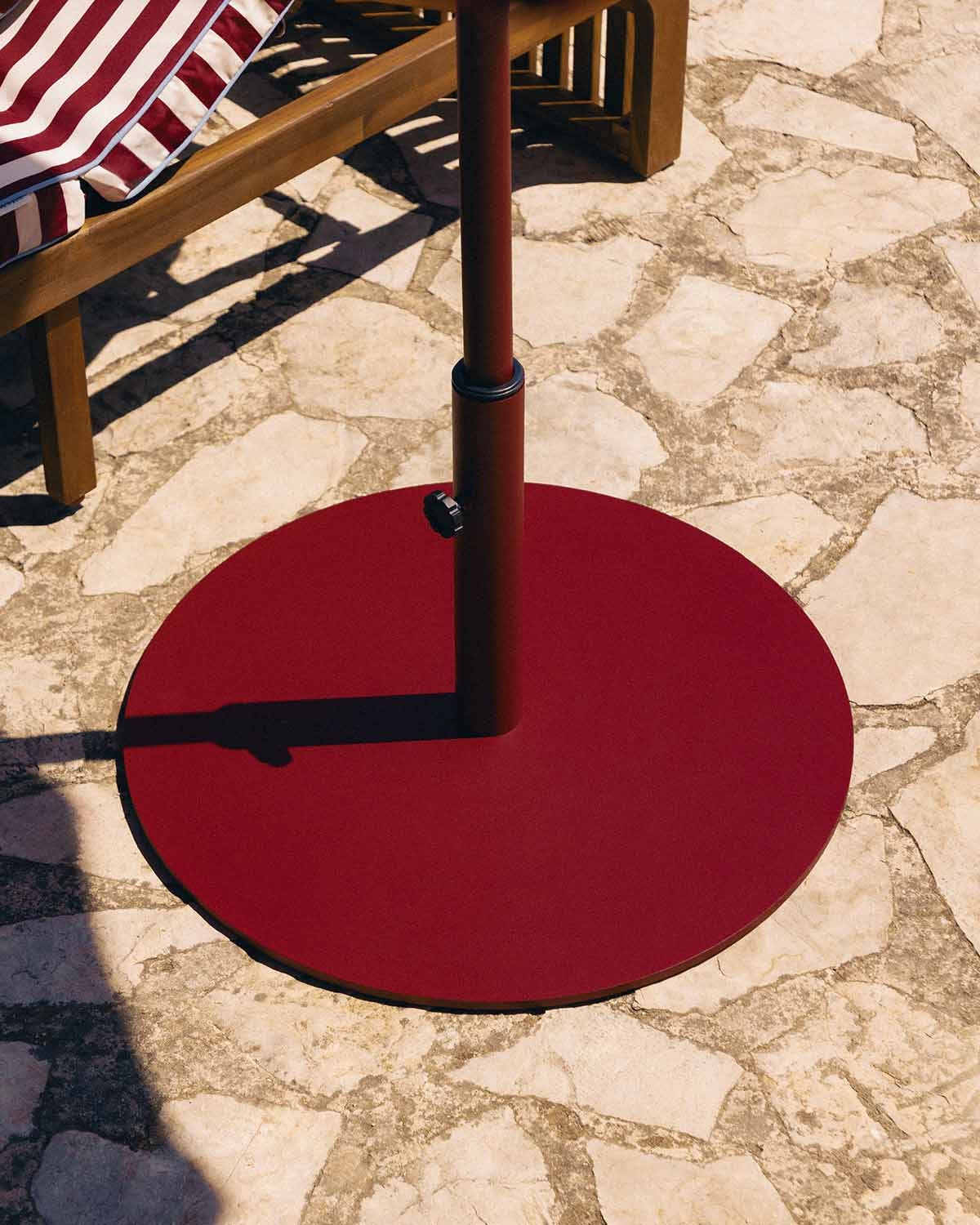 Round parasol base Ø62 cm in metal Ketyer