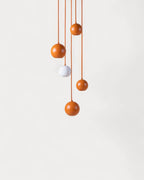 Deivis metal and terrazzo pendant light