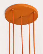 Deivis metal and terrazzo pendant light
