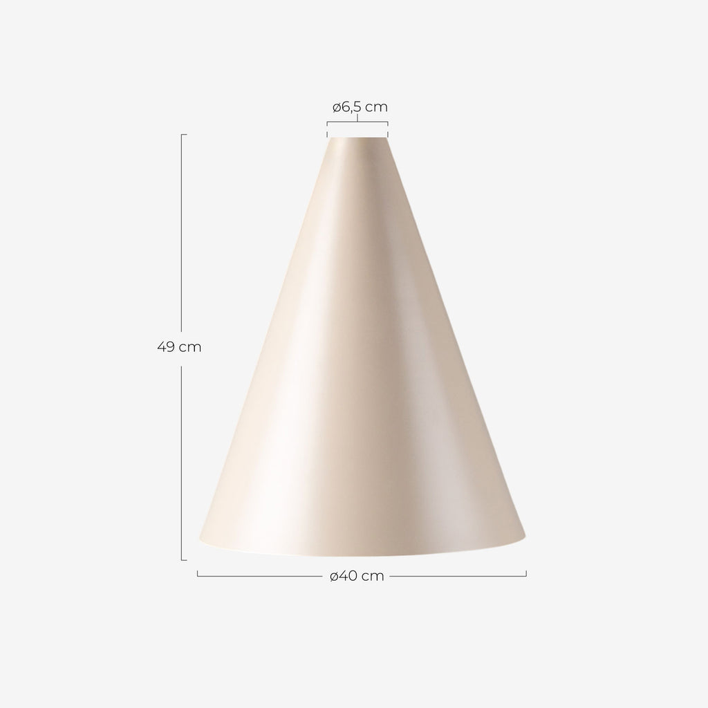 Ø40 cm metal ceiling light Conil