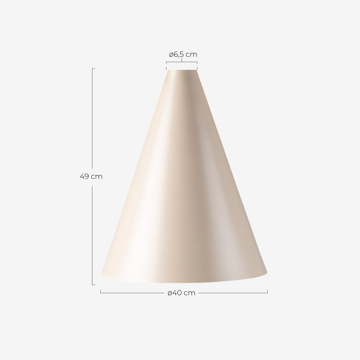 Ø40 cm metal ceiling light Conil
