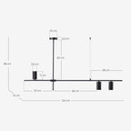 Tenar metal pendant light