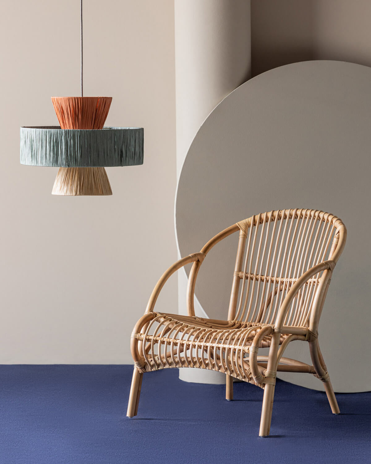 Neila Bet raffia pendant light