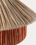 Neila Delt raffia pendant light