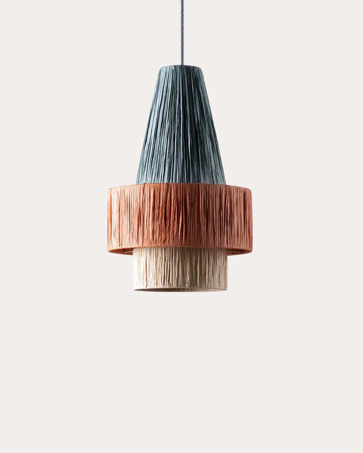 Neila raffia pendant light