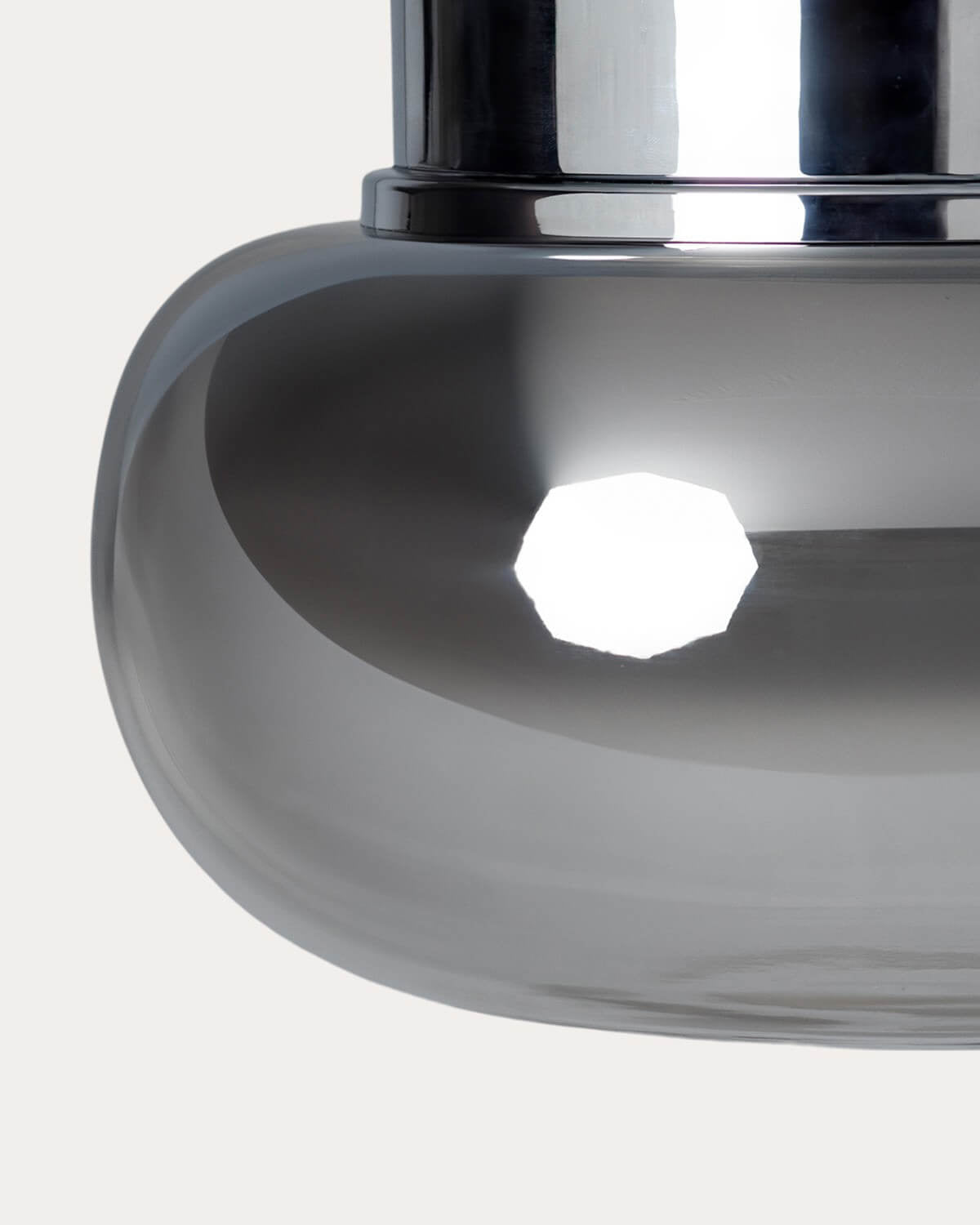 LED ceiling light Ø28 cm in Ohrid glass