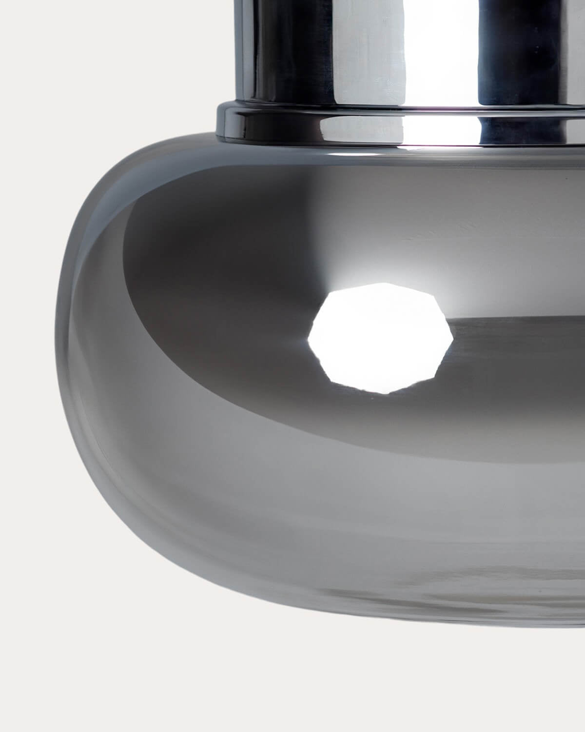 LED ceiling light Ø35 cm in Ohrid glass
