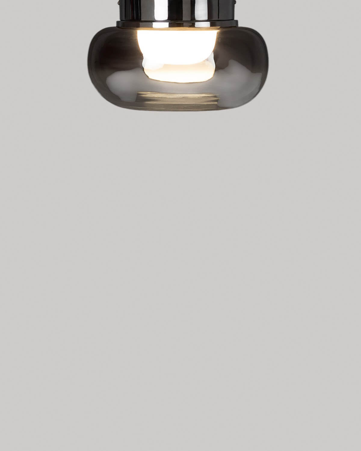 LED ceiling light Ø35 cm in Ohrid glass