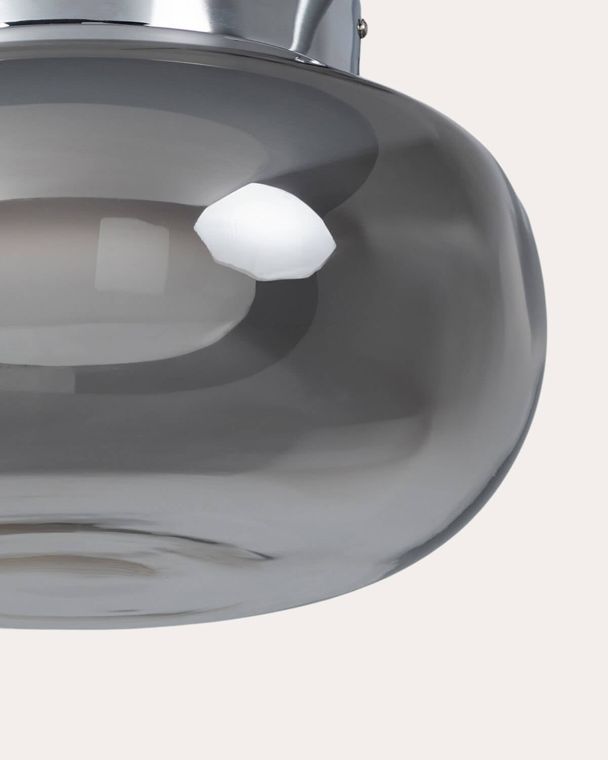 LED ceiling light Ø35 cm in Ohrid glass