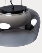 LED pendant light Ø38 cm in Lahti glass