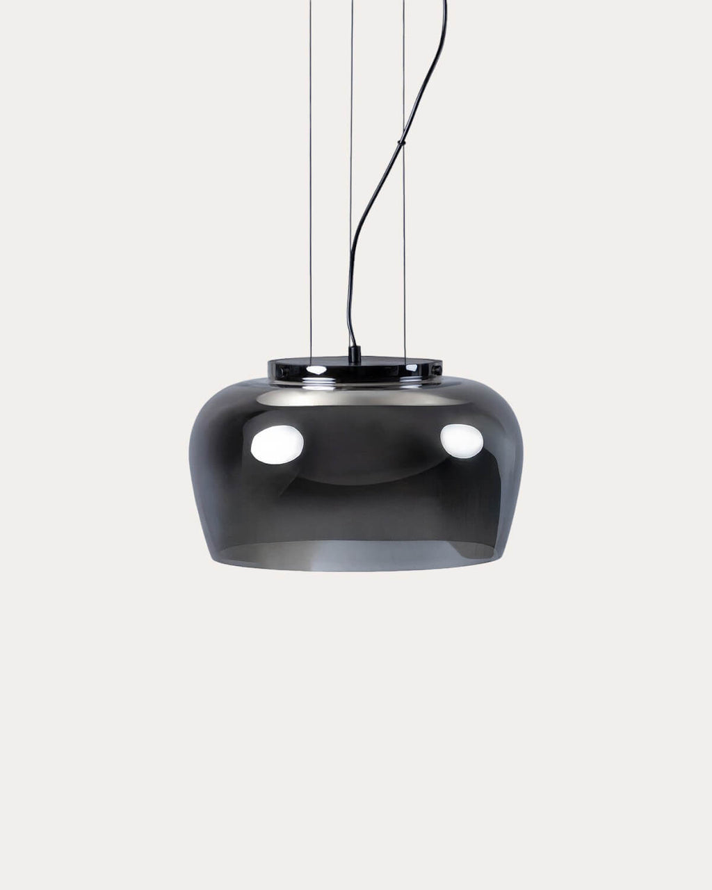 LED pendant light Ø38 cm in Lahti glass