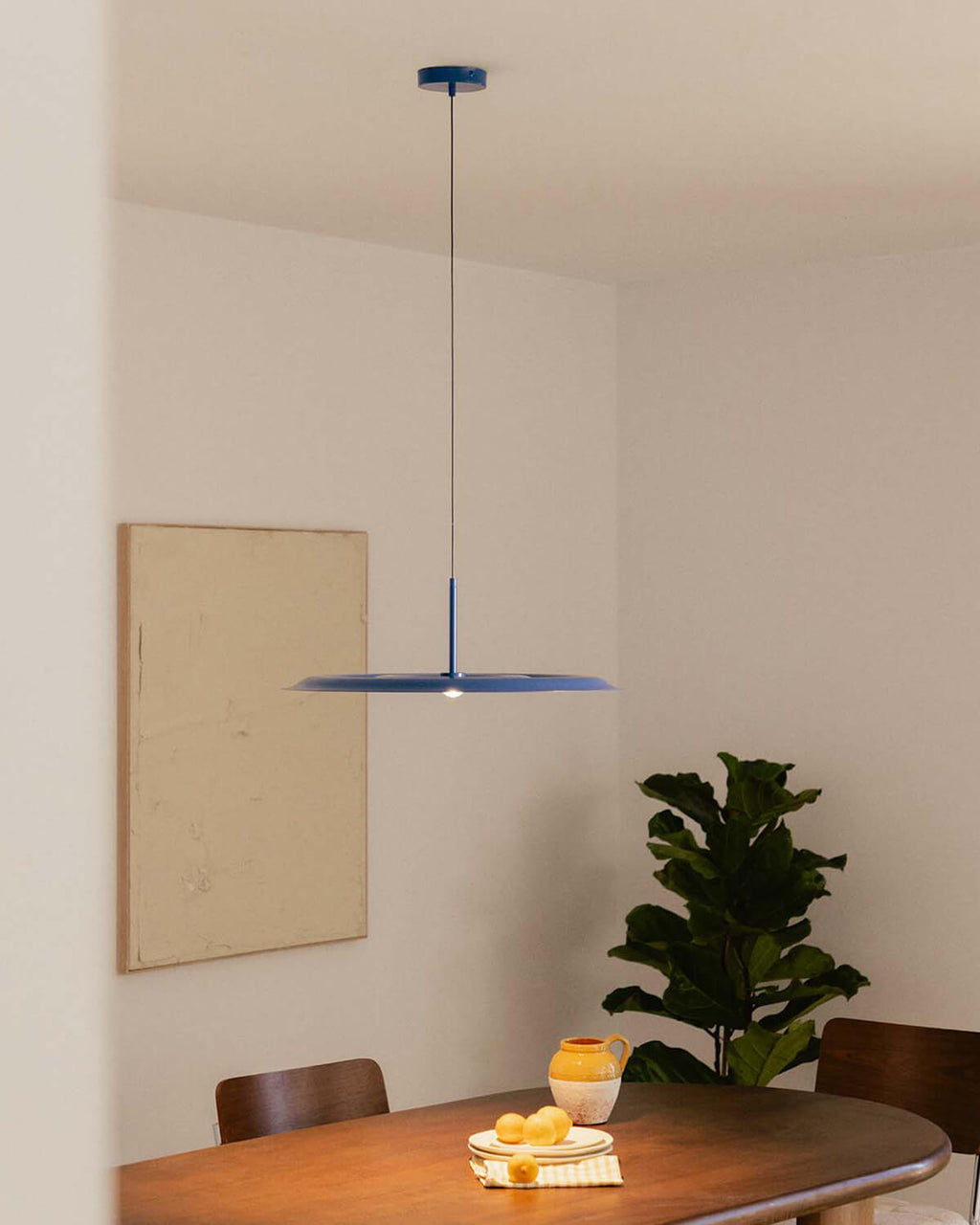 LED pendant light Ø60 cm in metal Aulis
