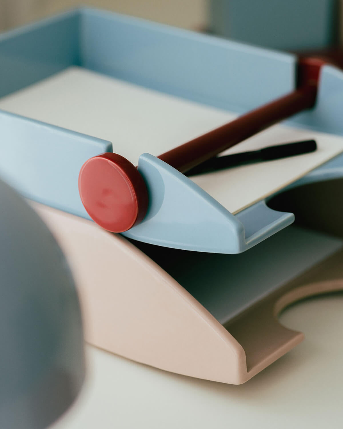 Seili Dolomite Desk Organizer Tray