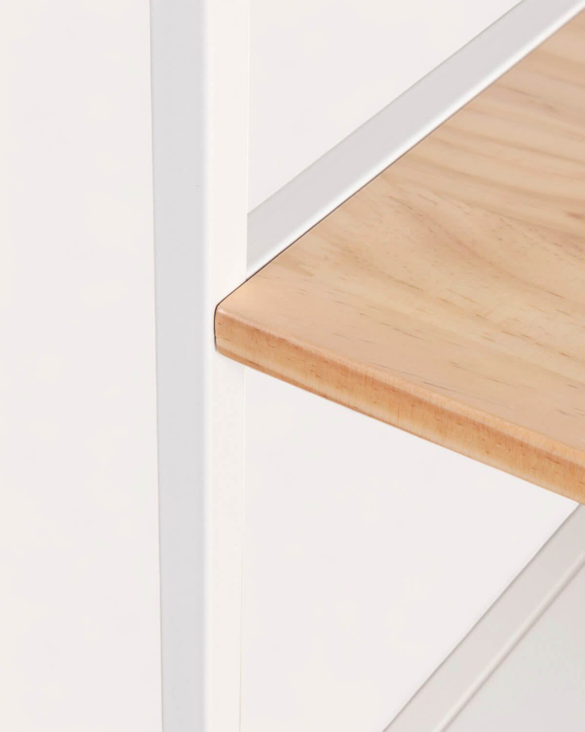 Free-standing coat rack 180x70 cm with shelf and 2 drawers in laminated steel and Varys pine wood