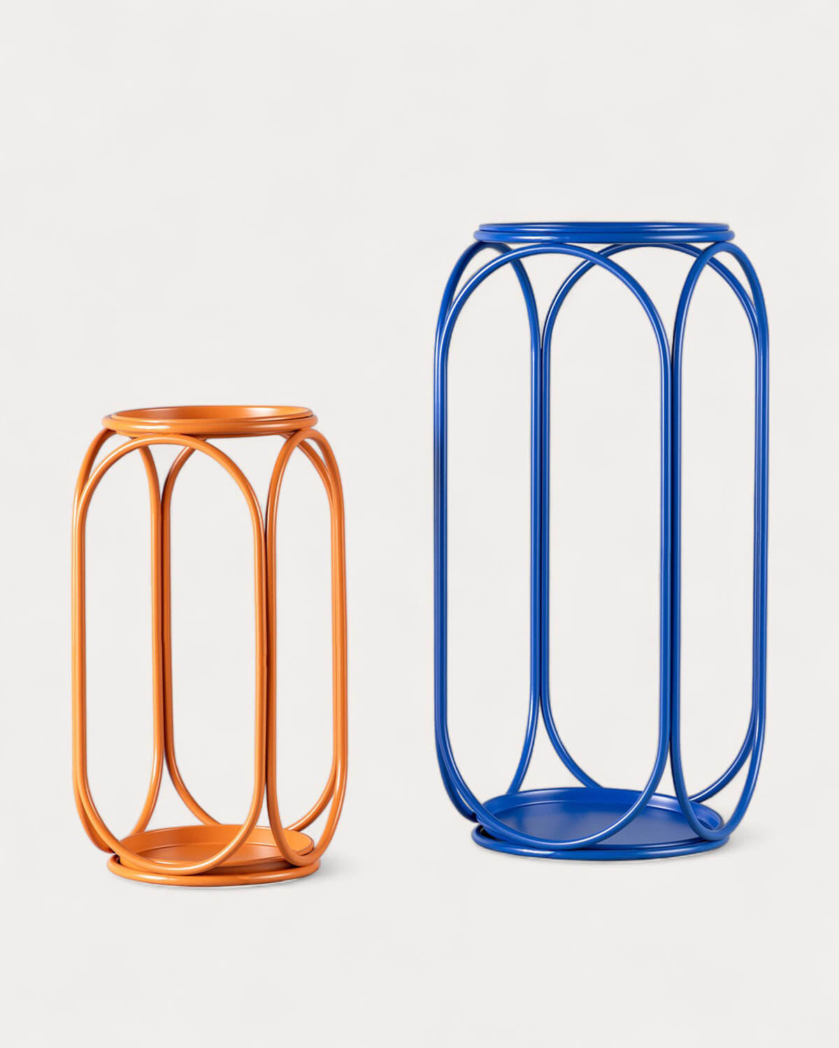 Set of 2 Hans metal umbrella stands