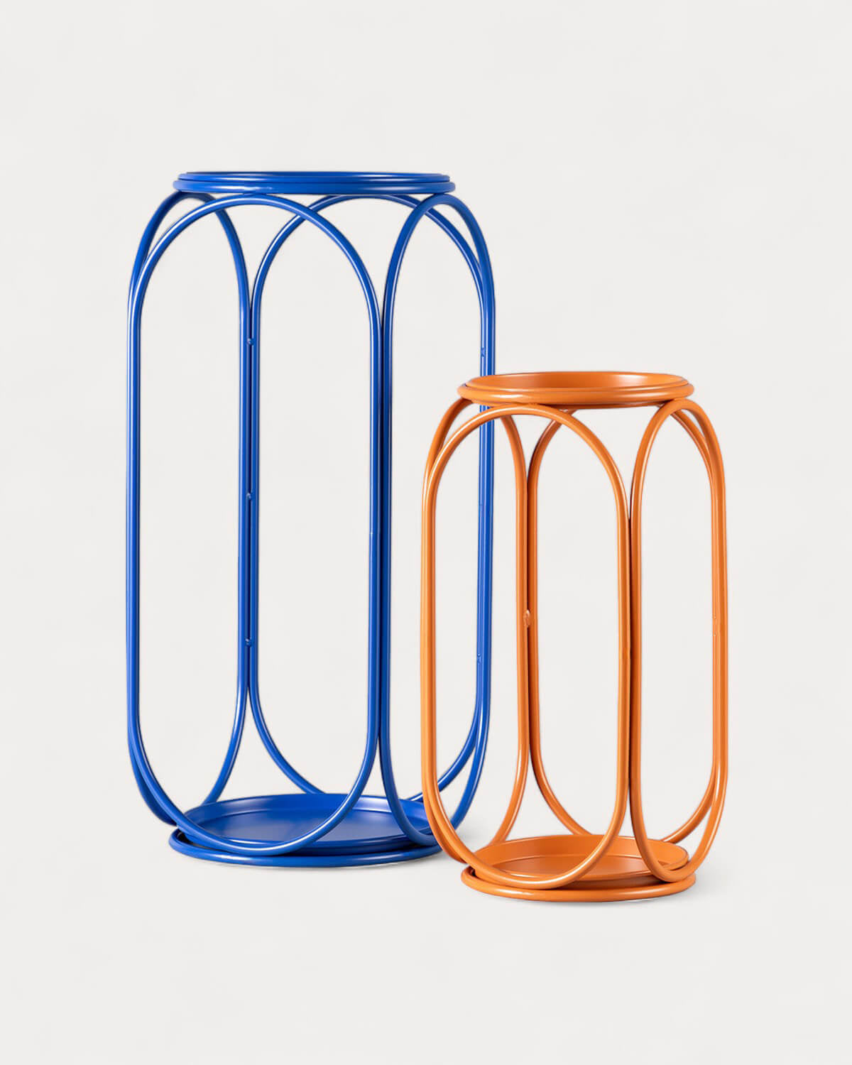 Set of 2 Hans metal umbrella stands