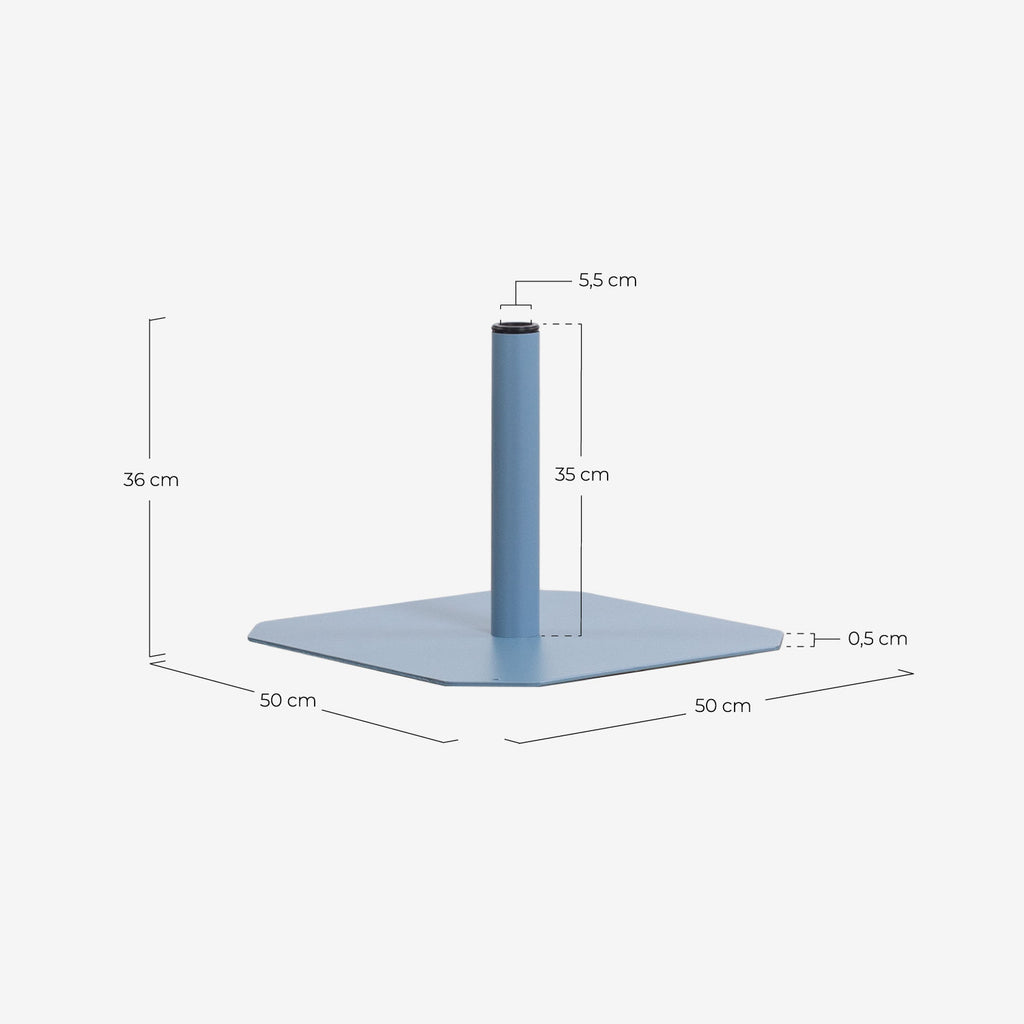Metal parasol base 50x50 cm Somer