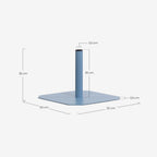 Metal parasol base 50x50 cm Somer