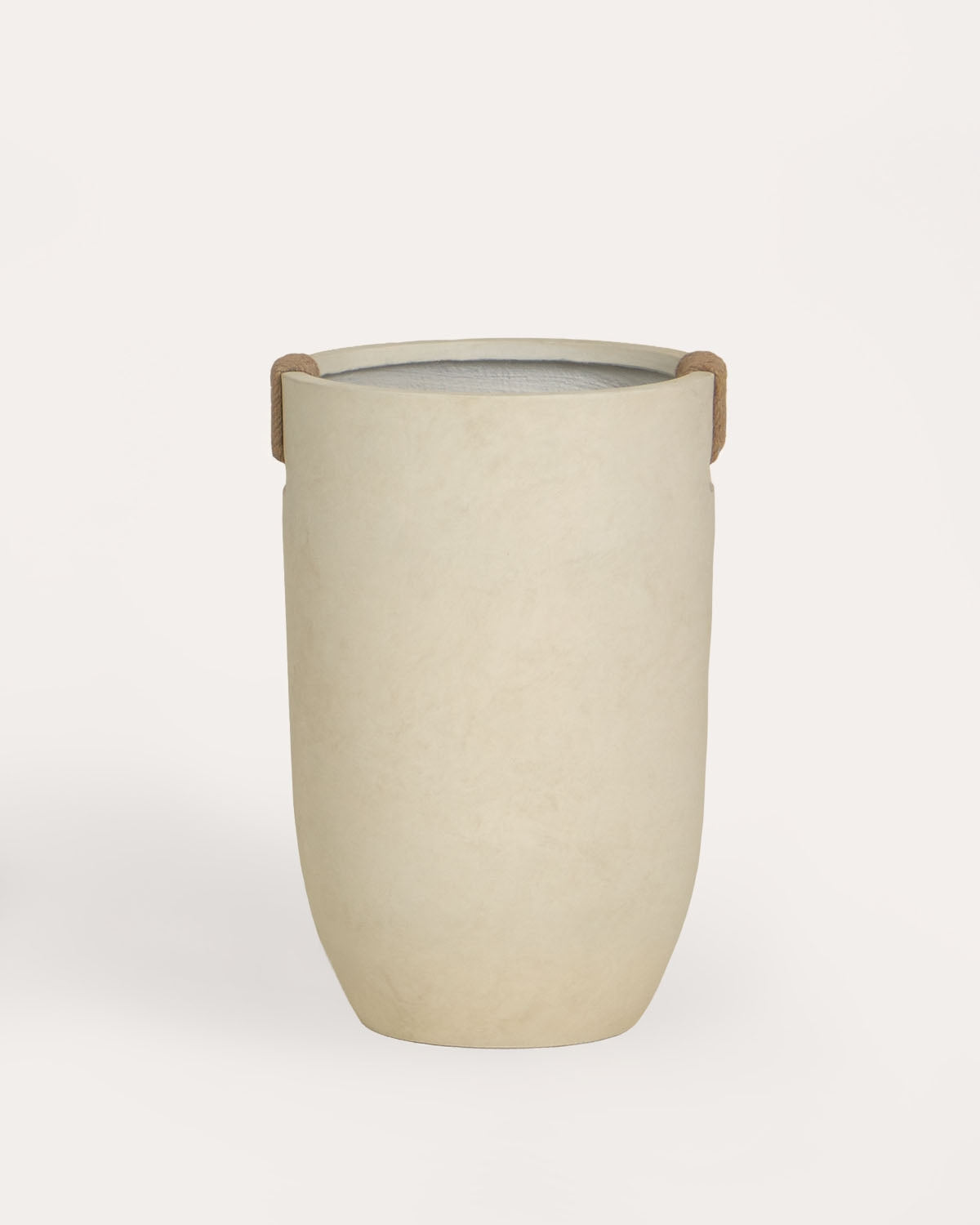 Fitonia high round cement plant pot