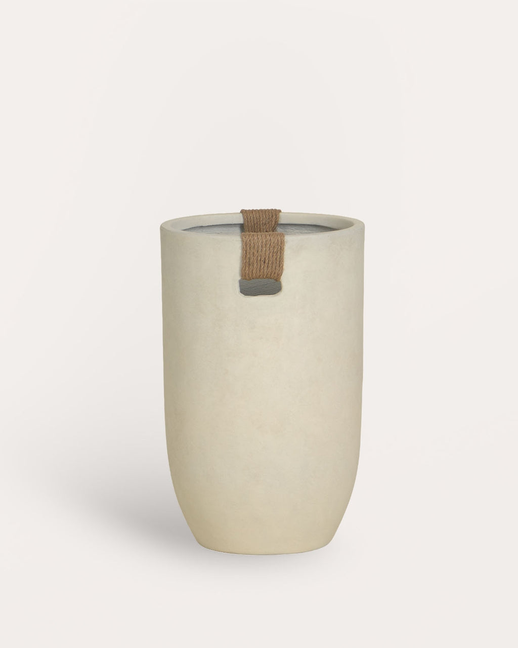 Fitonia high round cement plant pot