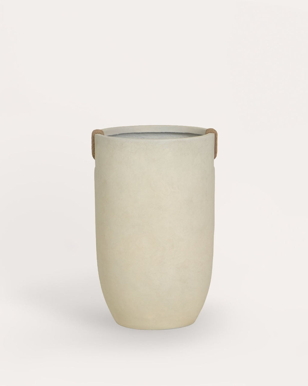 Fitonia high round cement plant pot