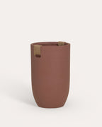 Fitonia high round cement plant pot